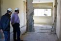 Secretário vistoria obras do Ambulatório Médico de Especialidades (AME) em Curitiba. 