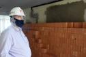 Secretário vistoria obras do Ambulatório Médico de Especialidades (AME) em Curitiba. 