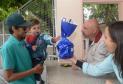 Crianças recebem brinquedos do Hospital do Trabalhador. Curitiba, 10/10/2016