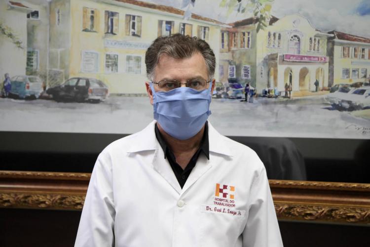 Dr Geci Labres de Souza Junior, diretor superintendente do Complexo Hospitalar do Trabalhador