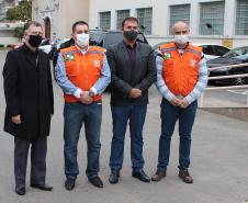 Hospital do Trabalhador recebe doação de máscaras, luvas e álcool em gel de empresa especializada em equipamentos de proteção individual, com intermédio da Superintendência Geral de Ação Solidária do Governo do Paraná