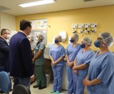Governador inaugura seis leitos de UTI exclusivos para Covid-19 em hospital da Lapa