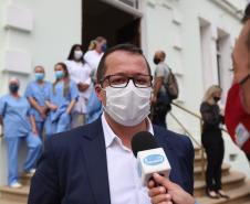Governador inaugura seis leitos de UTI exclusivos para Covid-19 em hospital da Lapa