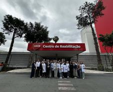 Cooperação técnica: equipe da Saúde do Paraná faz treinamento na AACD em São Paulo