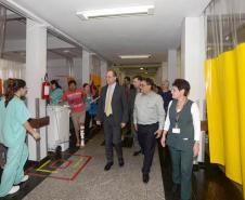 Ministro da Saúde,Ricardo Barros e o Secretário de  Estado da Saúde,Michele Caputo Neto,Visitam o Hospital do Trabalhador.Curitiba,29/08/2016Foto:Venilton Küchler