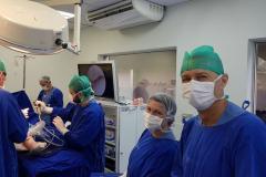 HT realiza primeiro transplante de menisco
