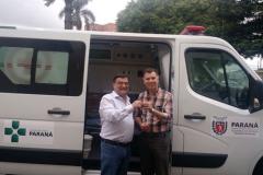 Caputo Neto entrega ambulância e confirma investimentos no Hospital do Trabalhador