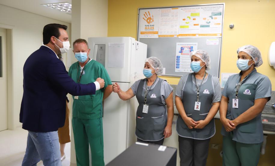 Governador inaugura seis leitos de UTI exclusivos para Covid-19 em hospital da Lapa