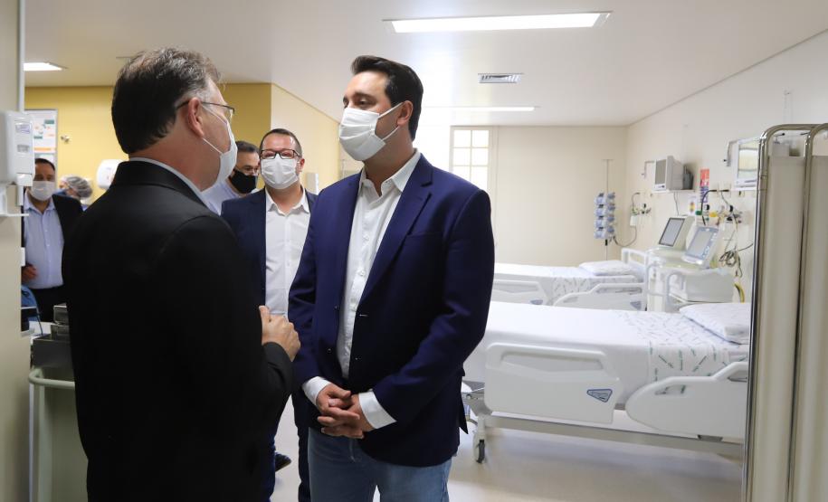 Governador inaugura seis leitos de UTI exclusivos para Covid-19 em hospital da Lapa