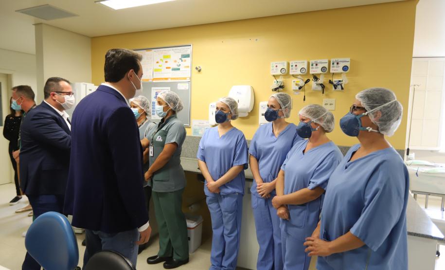 Governador inaugura seis leitos de UTI exclusivos para Covid-19 em hospital da Lapa