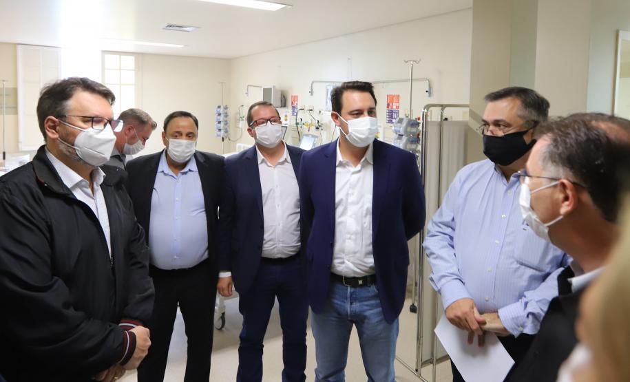 Governador inaugura seis leitos de UTI exclusivos para Covid-19 em hospital da Lapa