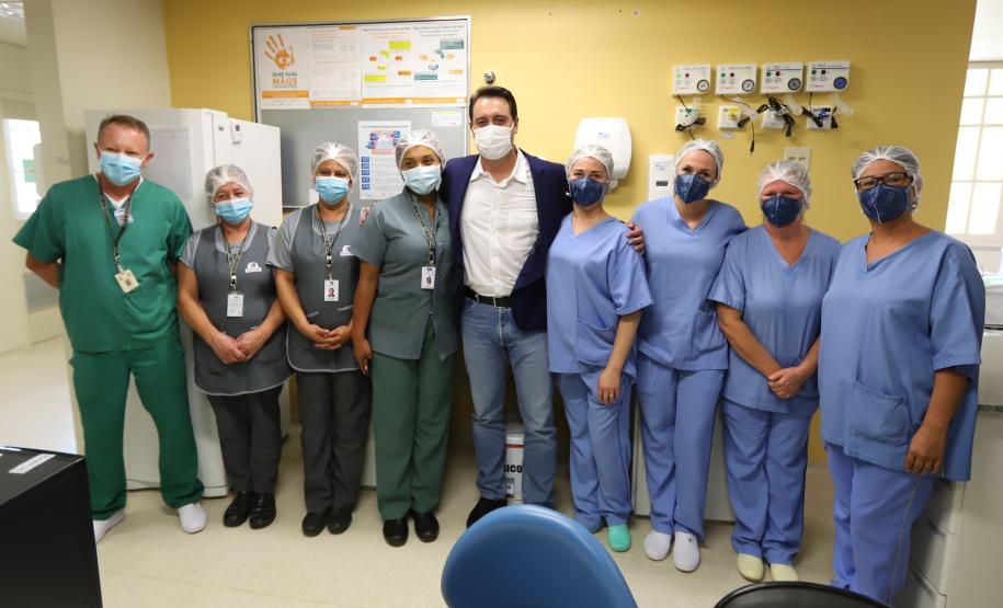 Governador inaugura seis leitos de UTI exclusivos para Covid-19 em hospital da Lapa