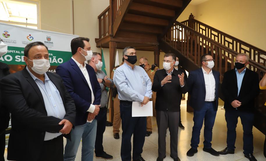 Governador inaugura seis leitos de UTI exclusivos para Covid-19 em hospital da Lapa
