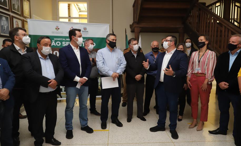 Governador inaugura seis leitos de UTI exclusivos para Covid-19 em hospital da Lapa