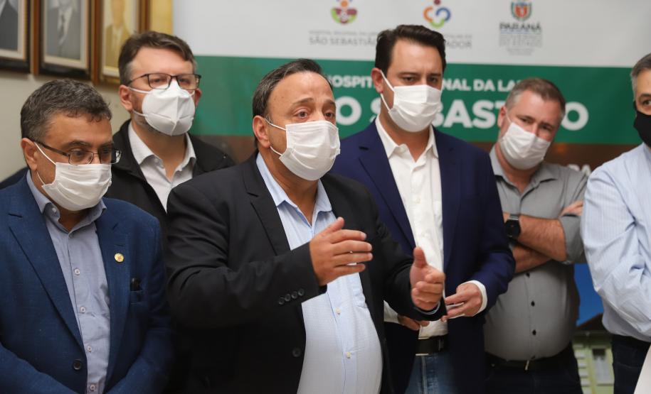 Governador inaugura seis leitos de UTI exclusivos para Covid-19 em hospital da Lapa