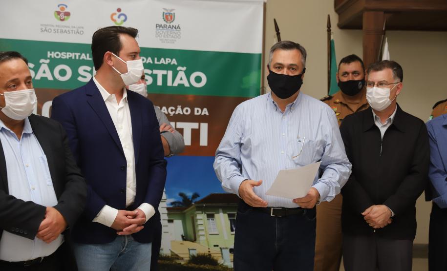 Governador inaugura seis leitos de UTI exclusivos para Covid-19 em hospital da Lapa