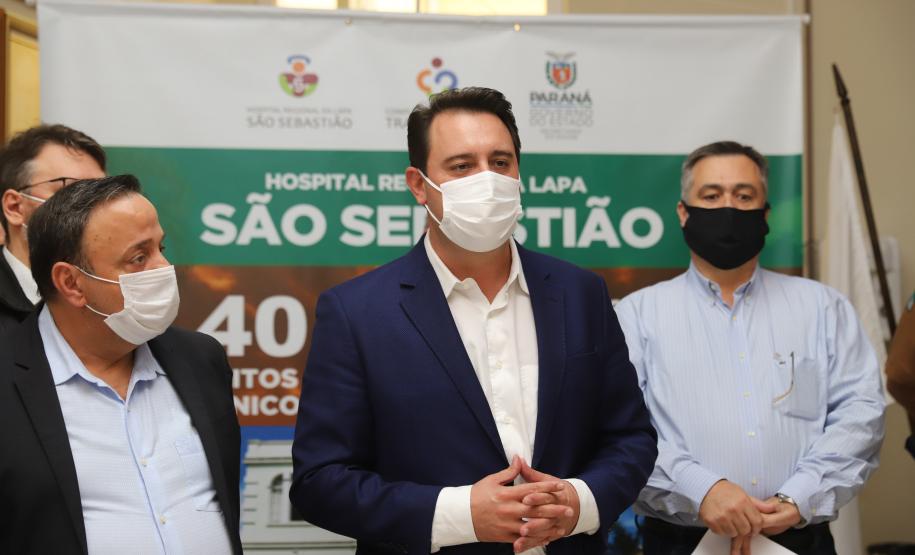 Governador inaugura seis leitos de UTI exclusivos para Covid-19 em hospital da Lapa