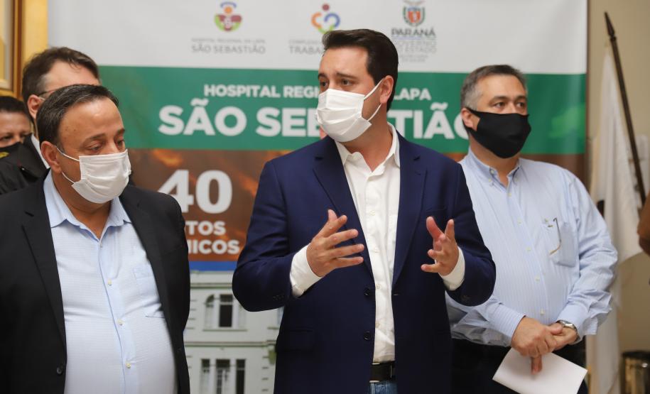 Governador inaugura seis leitos de UTI exclusivos para Covid-19 em hospital da Lapa