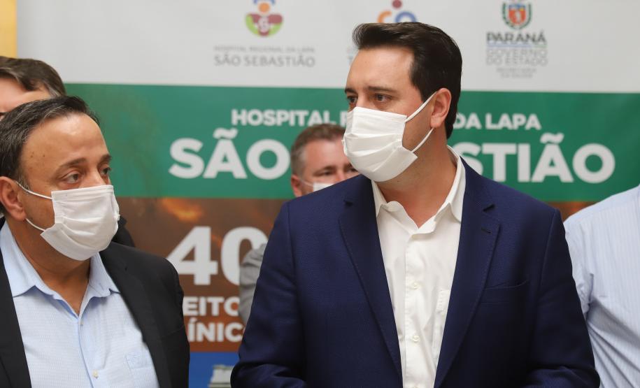 Governador inaugura seis leitos de UTI exclusivos para Covid-19 em hospital da Lapa