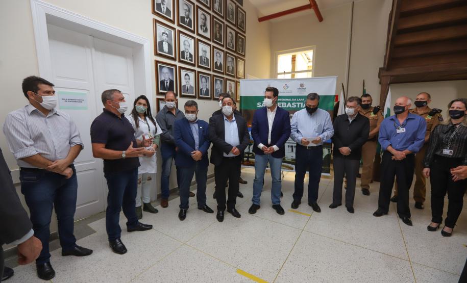 Governador inaugura seis leitos de UTI exclusivos para Covid-19 em hospital da Lapa