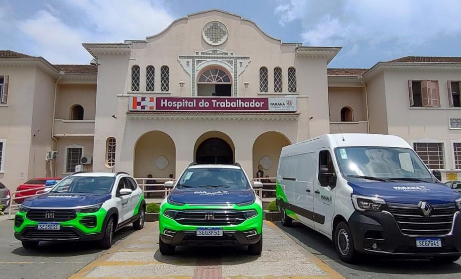 Hospital do Trabalhador recebe 3 novos veículos da Secretaria de Estado da Saúde