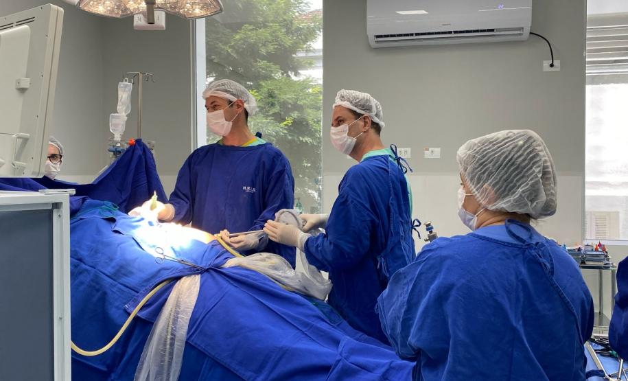 Hospital Regional da Lapa realiza sua primeira cirurgia por vídeo
