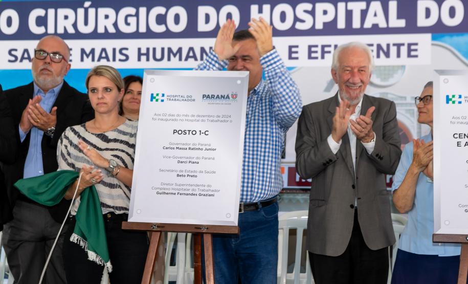 Hospital do Trabalhador de Curitiba ganha novo centro cirúrgico e enfermaria