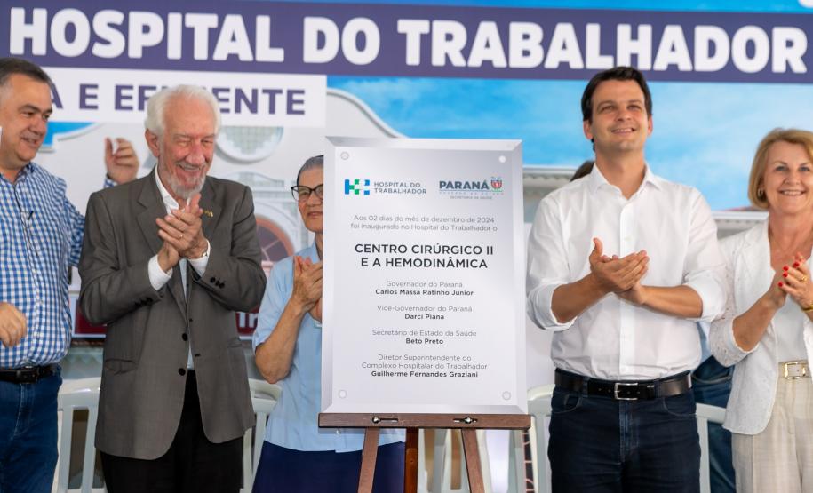 Hospital do Trabalhador de Curitiba ganha novo centro cirúrgico e enfermaria