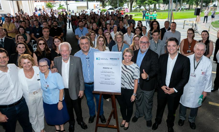 Hospital do Trabalhador de Curitiba ganha novo centro cirúrgico e enfermaria