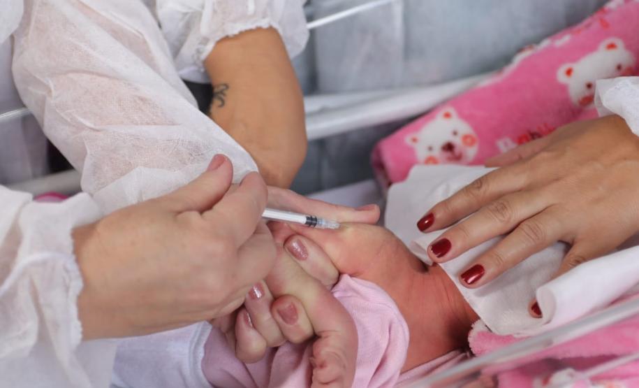Vacinação contra BCG em 27 maternidades facilita a vida de milhares de paranaenses