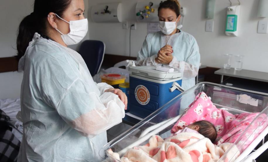 Vacinação contra BCG em 27 maternidades facilita a vida de milhares de paranaenses