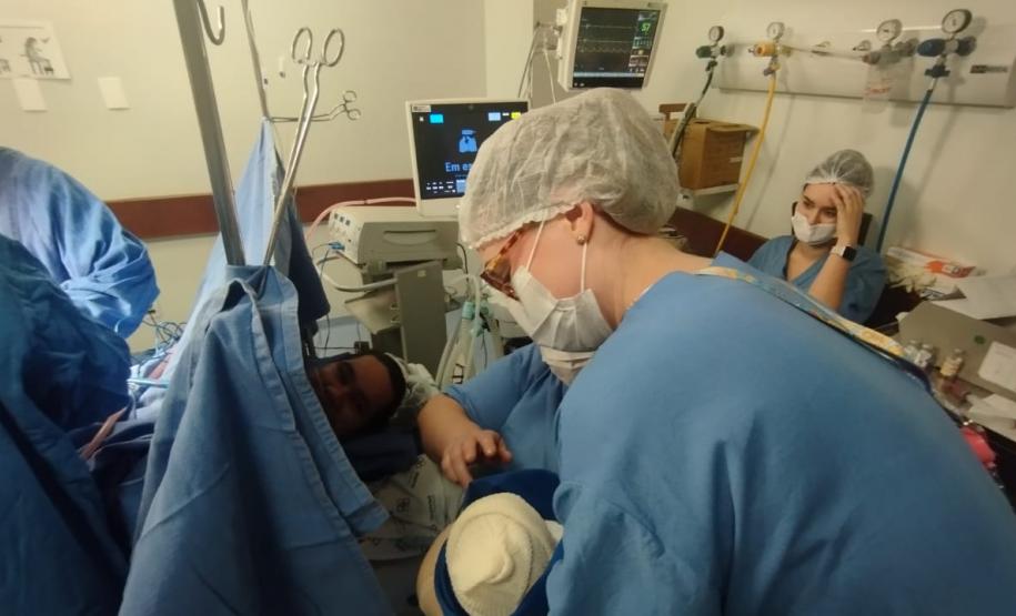 Rede materno-infantil do Estado garante parto seguro de gêmeas após gestação de alto risco