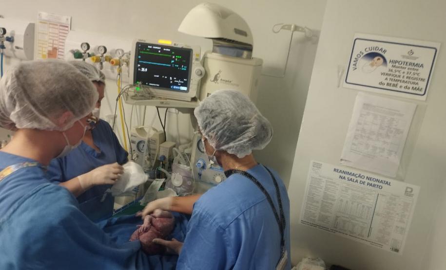 Rede materno-infantil do Estado garante parto seguro de gêmeas após gestação de alto risco