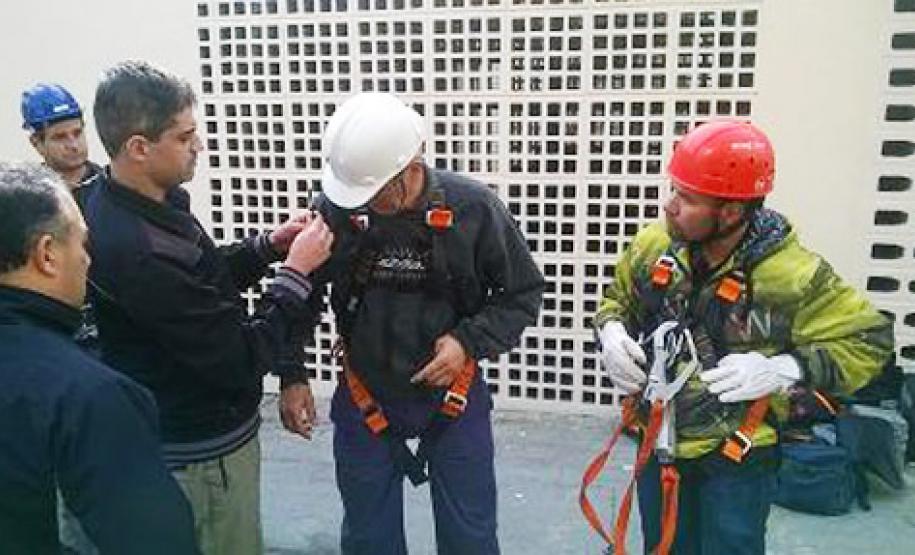 Treinamento específico para trabalho em altura