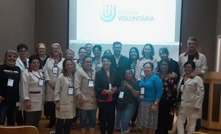 Em primeiro lugar os voluntários que atuam em unidades do Complexo Hospitalar do Trabalhador. que somaram 11.304 horas de trabalho, na participação do Pátria Voluntária