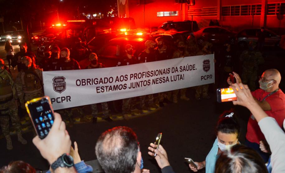 Polícia Civil homenageia profissionais da saúde