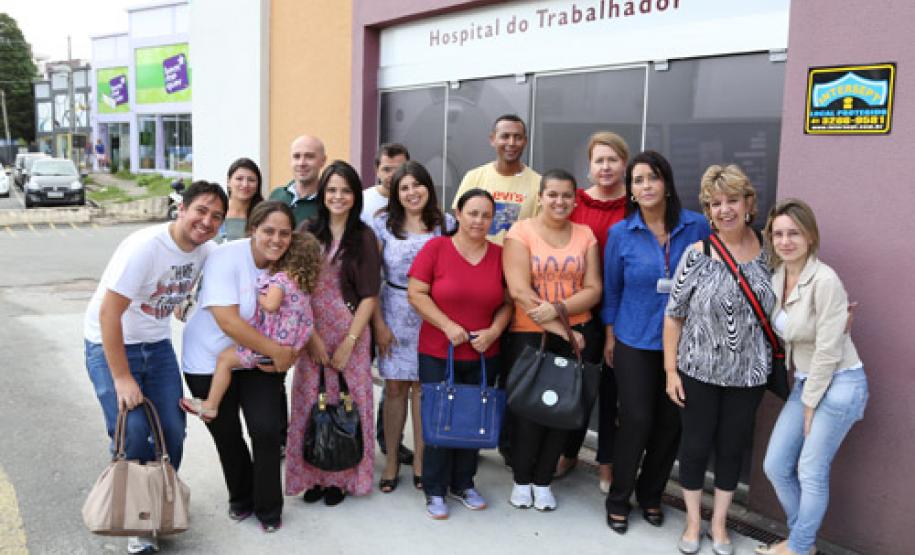 Novo grupo de voluntários visita o HT Novo grupo de voluntários visita o HT