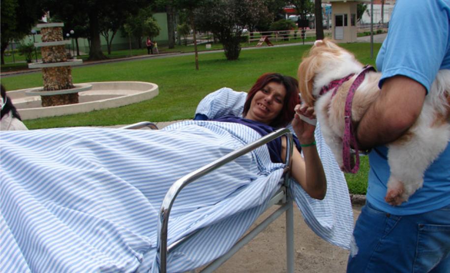Projeto Amigo Bicho no Hospital do Trabalhador