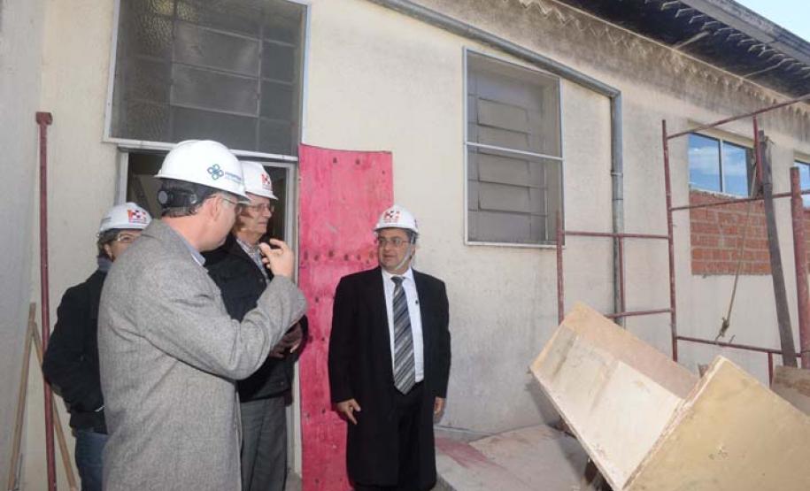 Secretário de Estado da Saúde visita as Obras do Hospital do Trabalhador.Curitba,07/06/2016