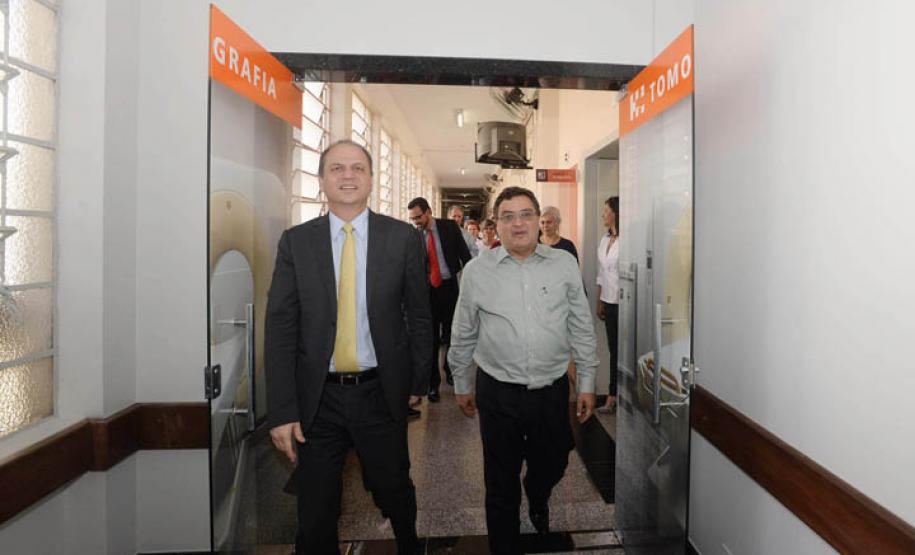 Ministro da Saúde,Ricardo Barros e o Secretário de  Estado da Saúde,Michele Caputo Neto,Visitam o Hospital do Trabalhador.Curitiba,29/08/2016Foto:Venilton Küchler