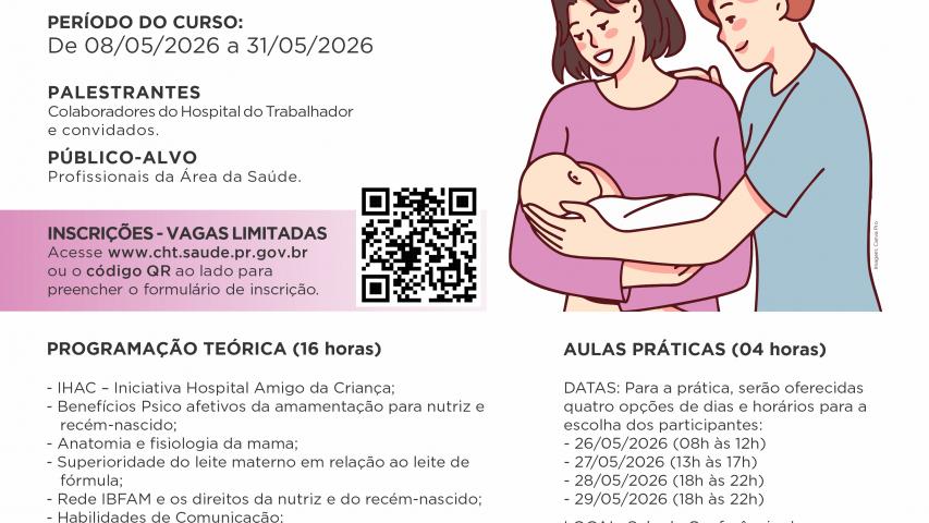 60º Curso de Manejo Clínico em Aleitamento Materno